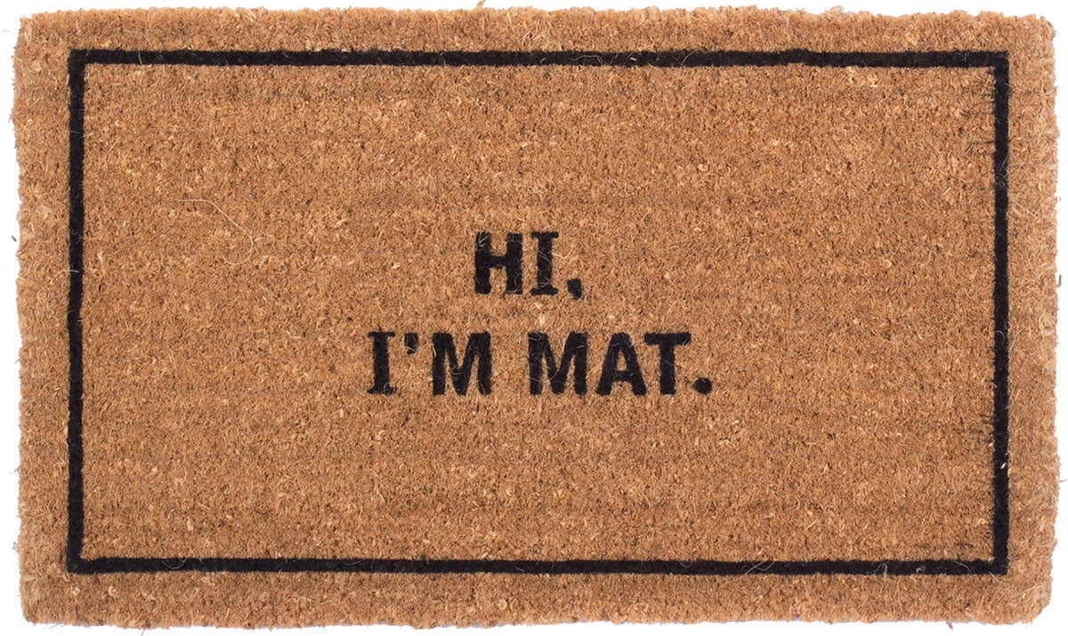 Hi I'm Mat Coco Doormat