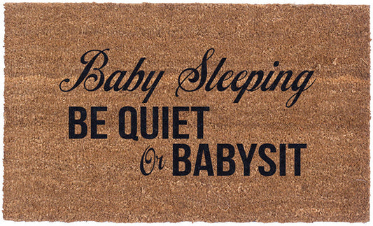 Baby Sleeping Vinyl Coir Doormat